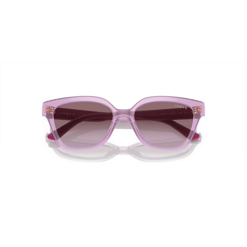 Óculos De Sol Para Crianças Vogue Eyewear Feminino 0vj2021 Transparent Pink Violet Gradie